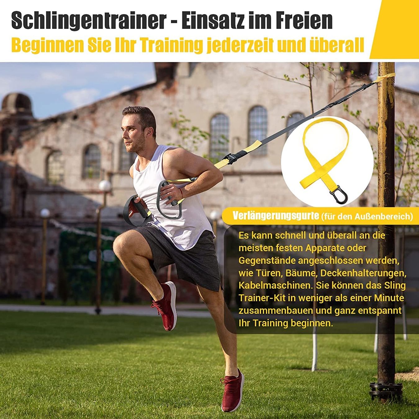 Hometrainer: Schlingentrainer Ganzkörpertraining mit Tragtasche – Nuovo e nell'imballaggio originale da Herisau venduto da Zevora 5