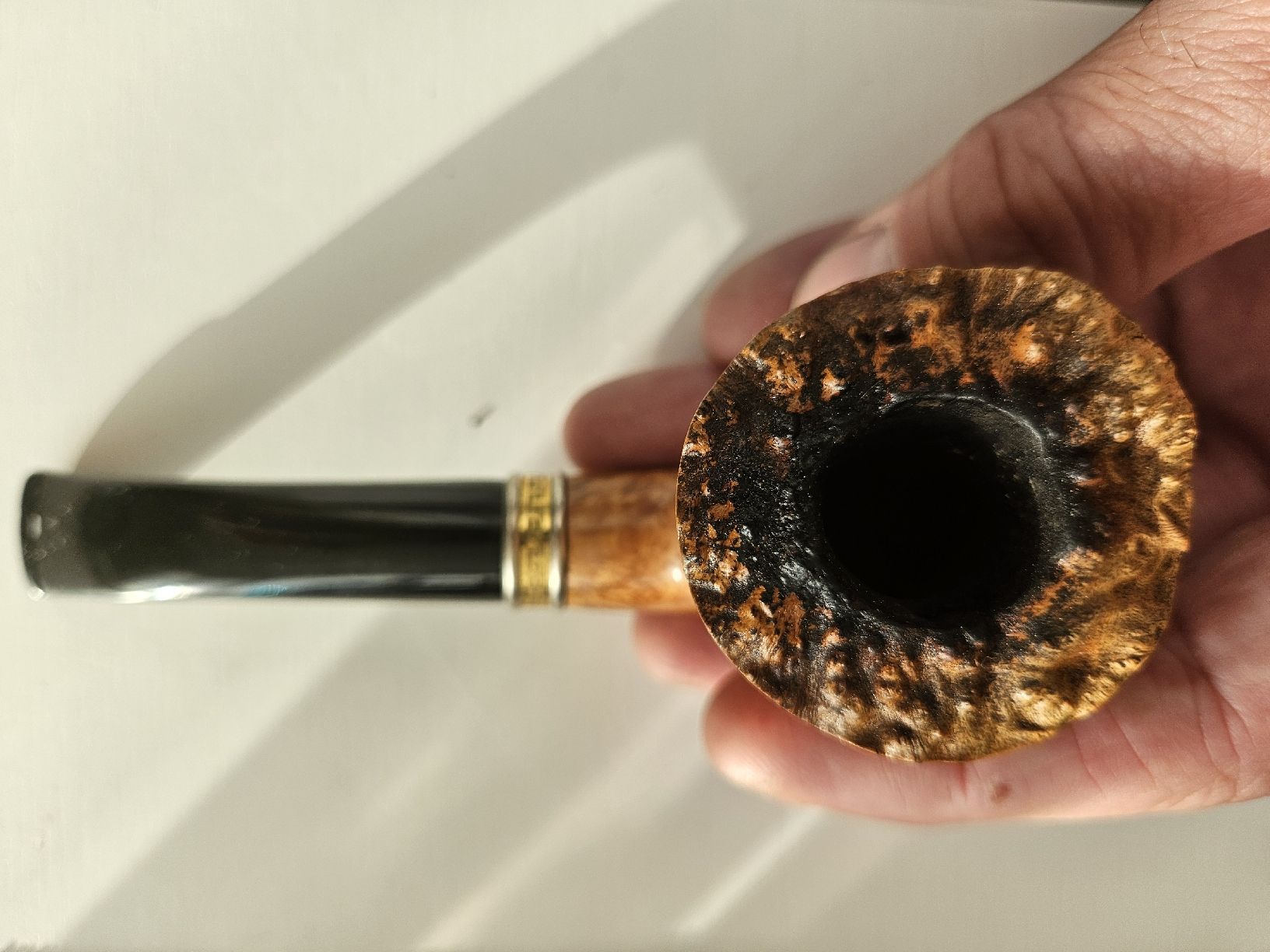 Pipes & Accessoires: Rustikale Pfeife mit Silberband – D'occasion à Menzingen par mar_5cfw 4