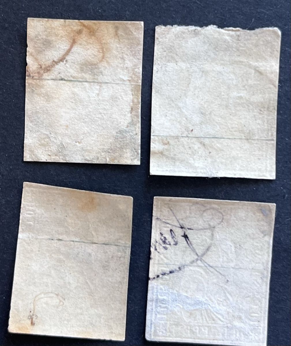 Tutti i francobolli: 4x Strubel 23G Cat. 120.- CHF – Usato da Sottens venduto da thigroux 1