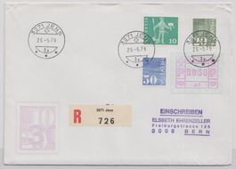 3271 JENS (BE) - LETZTTAG-Stempel! Top Frankatur!