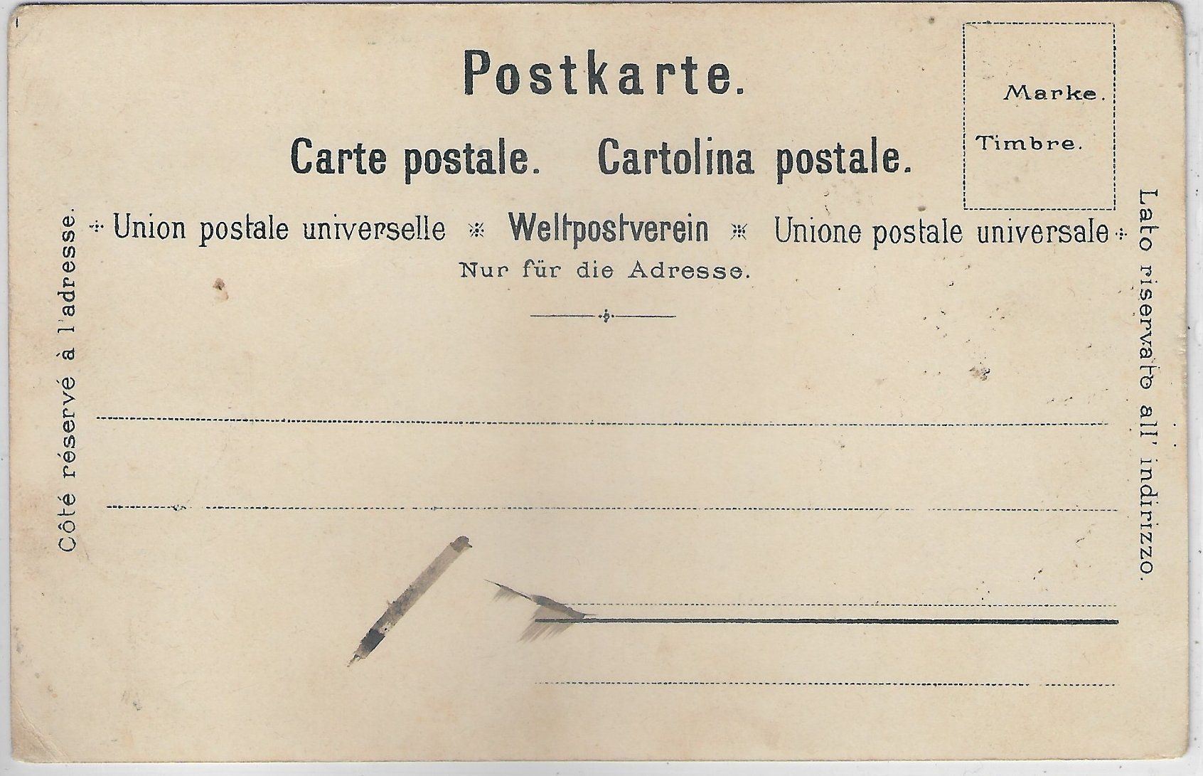 Cartoline postali: Thun - Kaserne , Hauptportal – Usato da Ettingen venduto da Kartenplanet 1