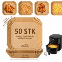 AIR FRYER BACKPAPIER - 50 STK - WENIGER DRECK