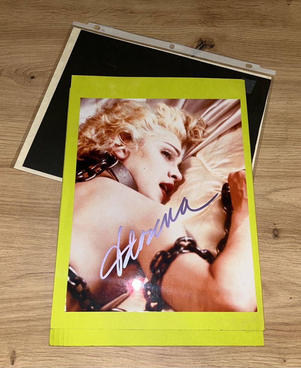 Autographes: Madonna – D'occasion à Ardon par mickey1993
