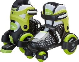 Hornet Kids Rollschuhe Quadro grün/schwarz/weiss Gr.30/33