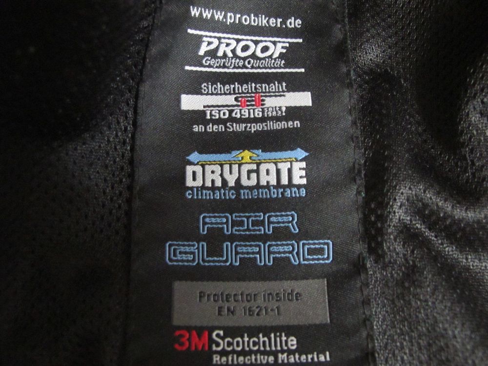 Vestes: Motorrad Jacke Probiker Herren Gr. 48 Sehr Guter Zustand – D'occasion à Altnau par LinaAuktion 8