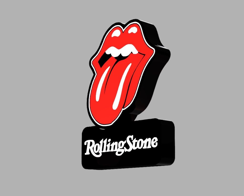 Lampade: Lightbox lampe led Blanc et RGB RollingStone Personalizable – Nuovo (secondo la descrizione) da Vicques venduto da PAMB3D