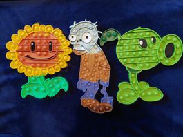 3 Pop it géant "Plantes vs zombies" neuf