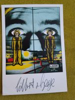 Gilbert & George - original signiert Kunstpostkarte