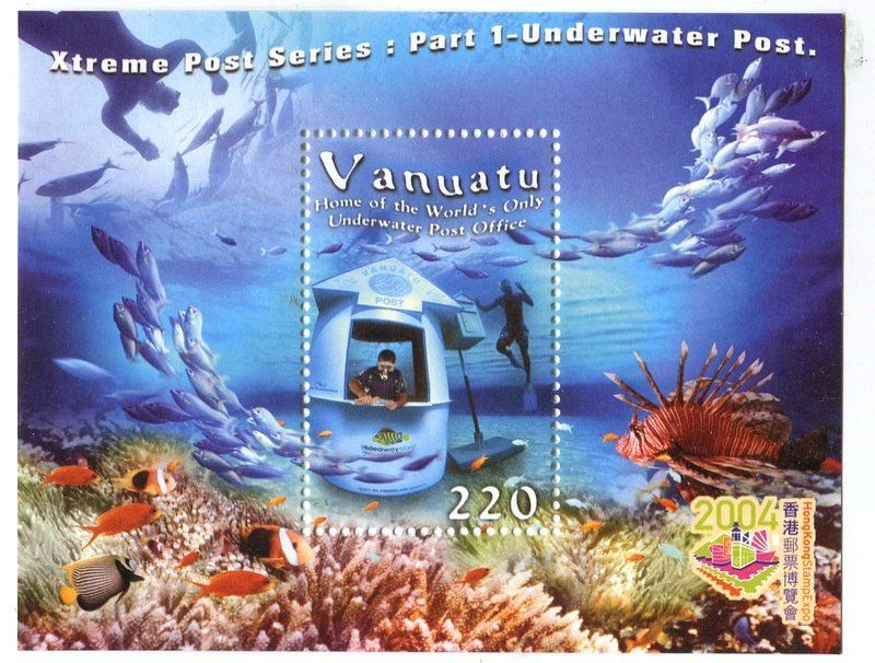 Alle Briefmarken: Block "Fische". Vanuatu. – Neu und originalverpackt aus Basel von Butsch5