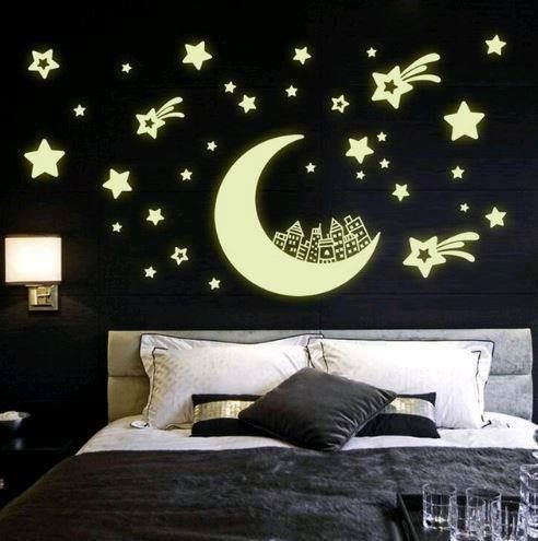 Sticker: Ciel Etoiles et Lune phosphorescentes – Nuovo e nell'imballaggio originale da Gurmels venduto da Swisspod