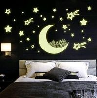 Ciel Etoiles et Lune phosphorescentes