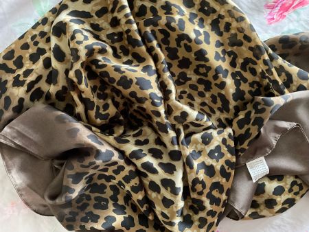 Leoprint grosser Schal 90 x 180 cm Viskose