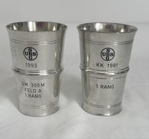 2 Stk SBG Zinnbecher Schiesswettbewerb