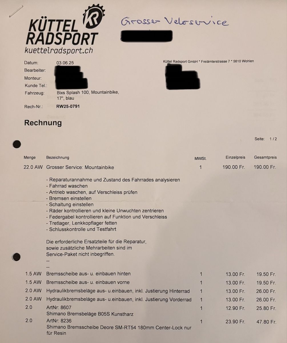 Bixs Velos: Bixs Splash 100 Grösse 17“ 2021 – Gebraucht aus Künten von kism 8