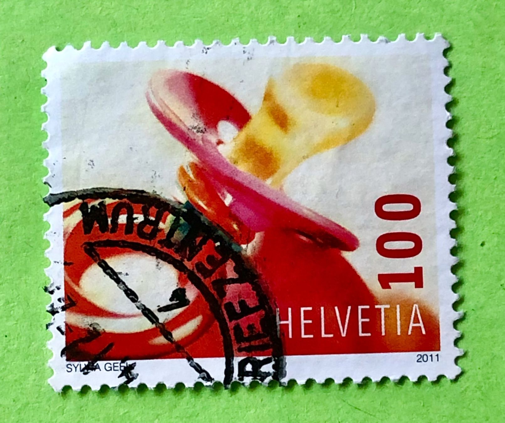 Tutti i francobolli:  Nr.1401 Geburt Sondermarken GESTEMPELT 2011   – Usato da Aarau venduto da Billa007