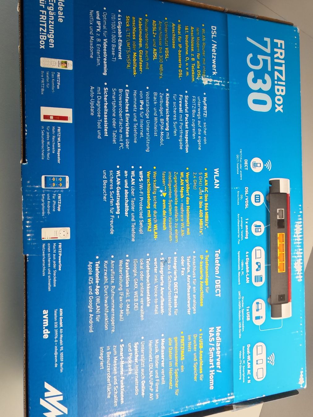 Avm Modem & Router: AVM FRITZ!Box 7530 – Usato da Waldkirch venduto da Mwolfi12 5