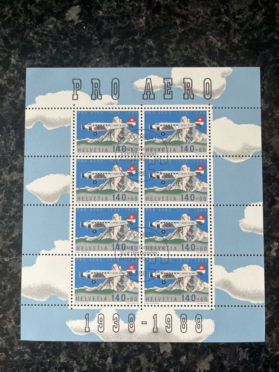 Tutti i francobolli: Pro Aero Kleinbogen mit ET-Stempel – Nuovo (secondo la descrizione) da Freidorf TG venduto da ern_7s68