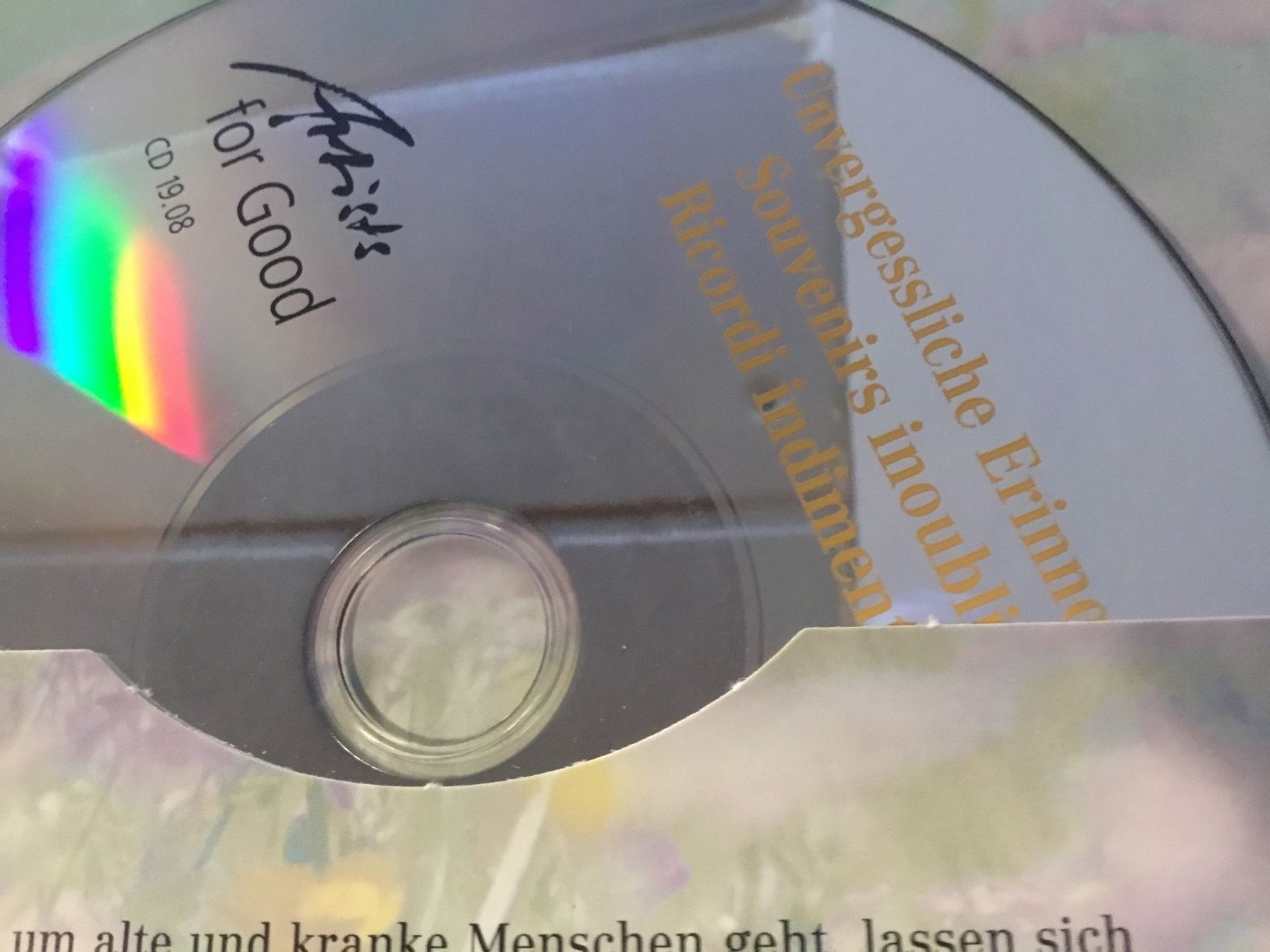 CD: Schweizer  Volksmusik Künstler. – Usato da Thierachern venduto da sweden08 2