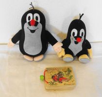 2 x der kleine Maulwurf Pauli Stofftier & Holz-Bilderbuch