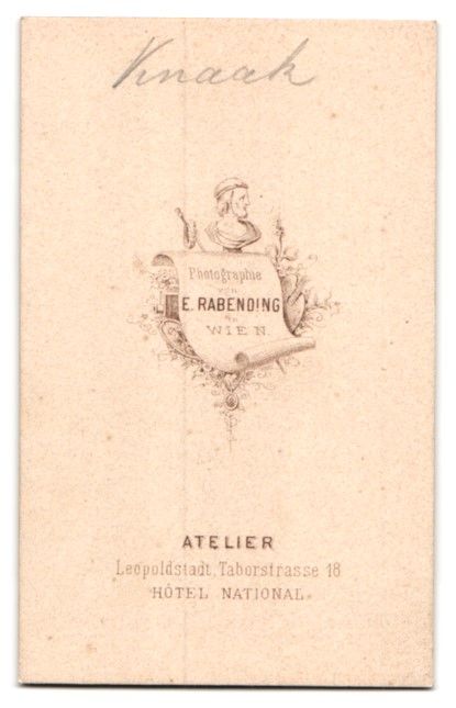 Fotografie &  Plakate: Fotografie E. Rabending, Wien, Taborstra – Gebraucht aus Berlin von bartko-reher 1