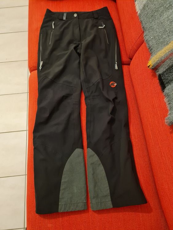 Pantalon De Randonnée Mammut Runbold Pour Femmes - Zippé, Bleu, Polyester