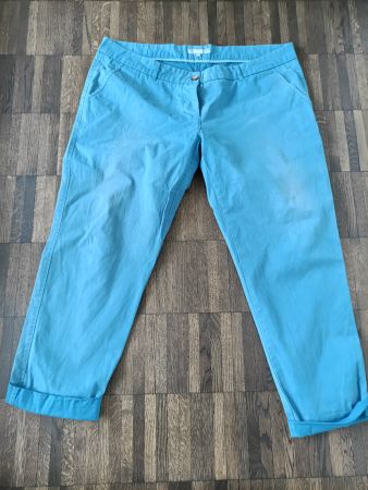 Hellblaue Chino Hose, von Milano Italy, Grösse 44