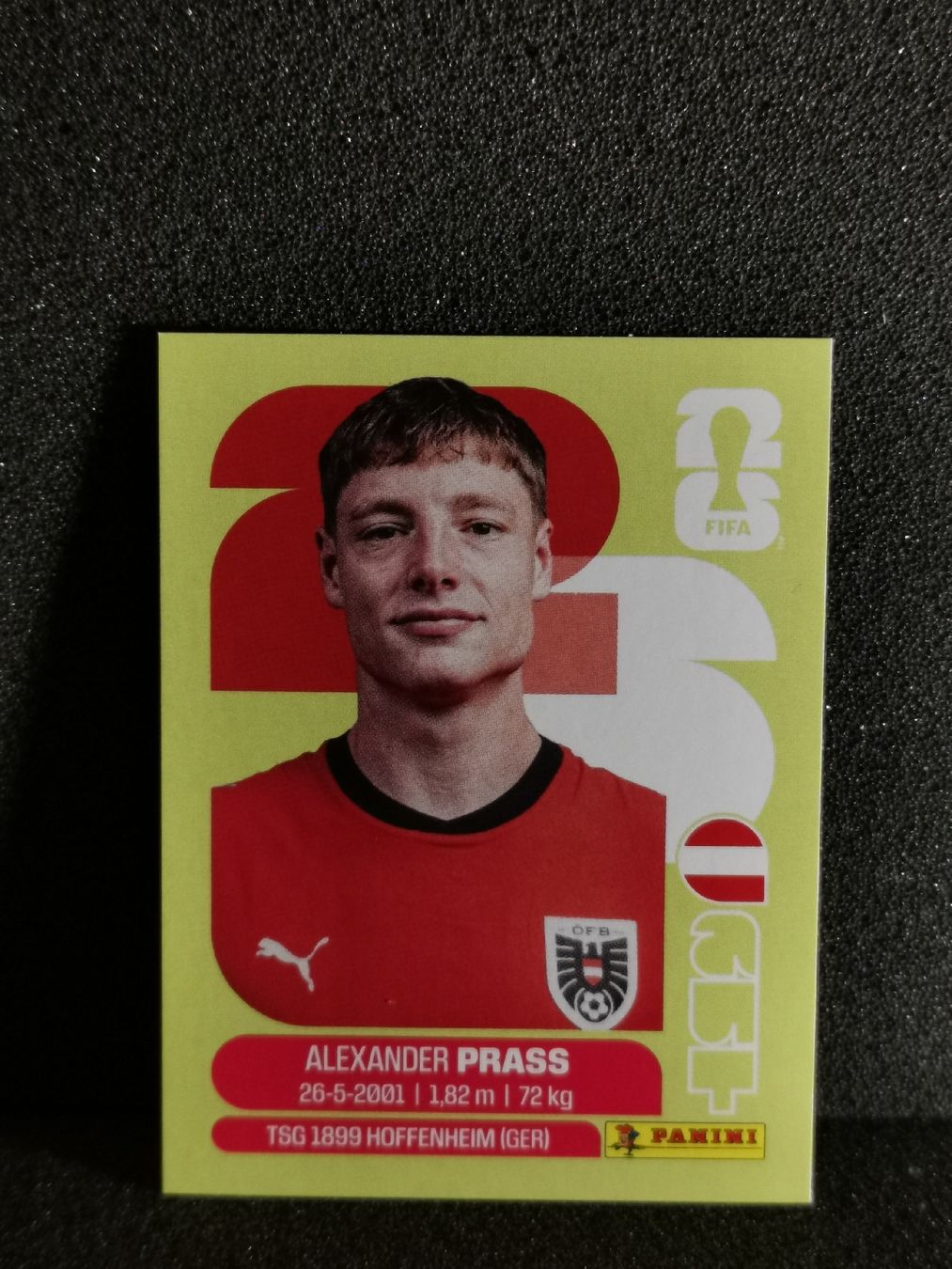 Panini Carte collezionabili: Panini Wm 2026 Sticker :Alexander Prass Aut 9 – Usato da Einsiedeln venduto da sza_588x