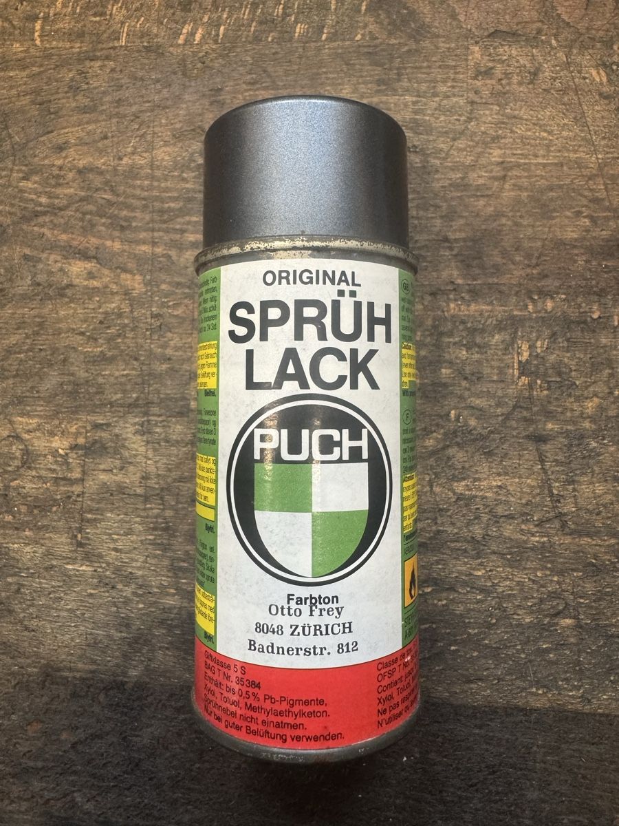 Puch Ciclomotori: Original Puch Maxi Anthrazit P 7061 Spraydose/ Lack – Usato da Glashütten venduto da Schraubermeisterz