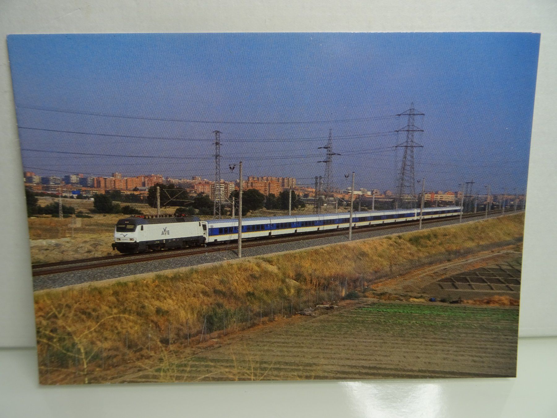 Cartoline postali: Postkarte Spanische RENFE E-Lok 252 Talgo P 200 1993 – Usato da Teufen AR venduto da Brandan2171