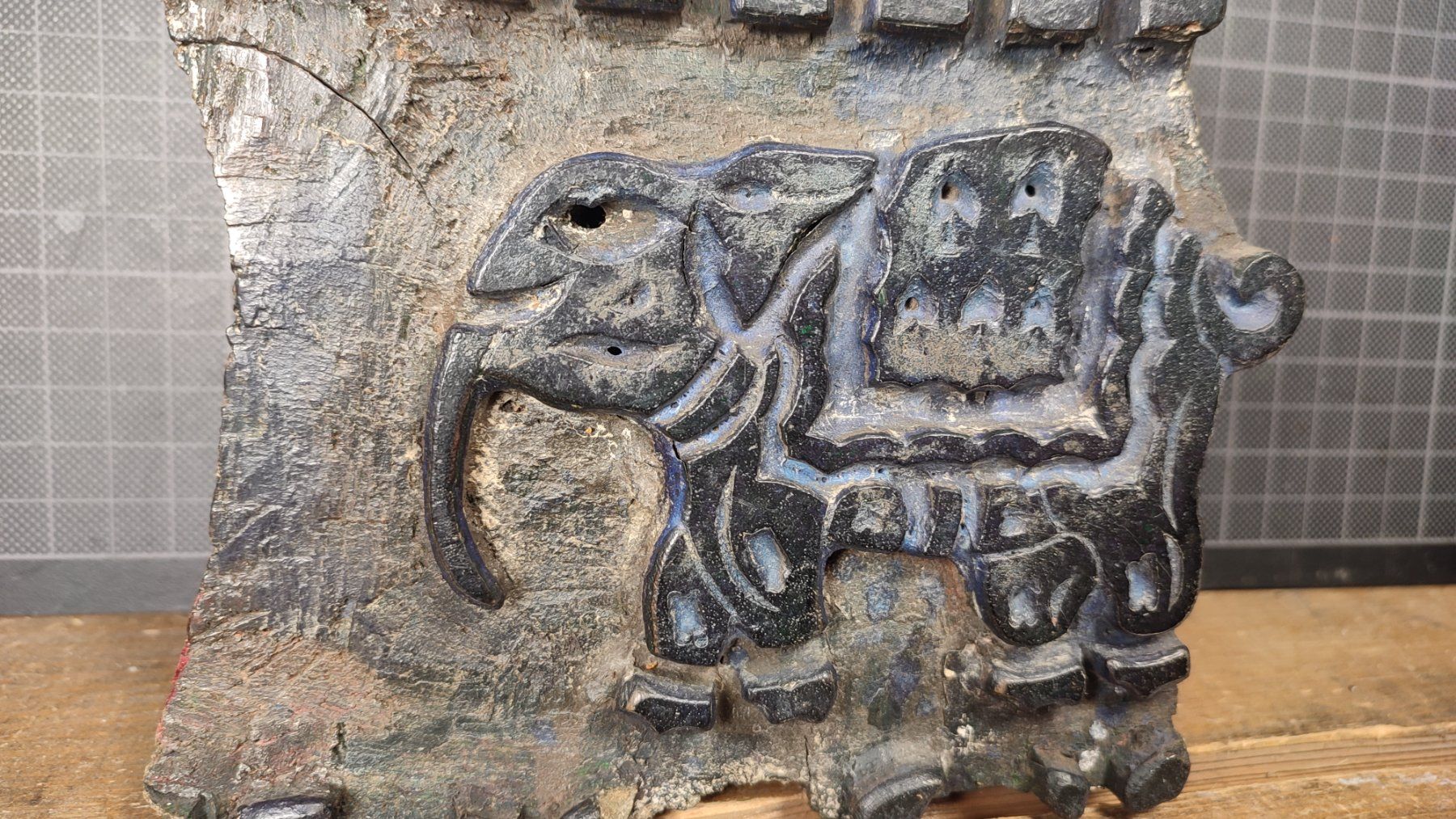 Timbri: Wunderschöner alter Textil Stempel nr 12 – Usato da Gelterkinden venduto da MYSTOREFORYOU4460 3