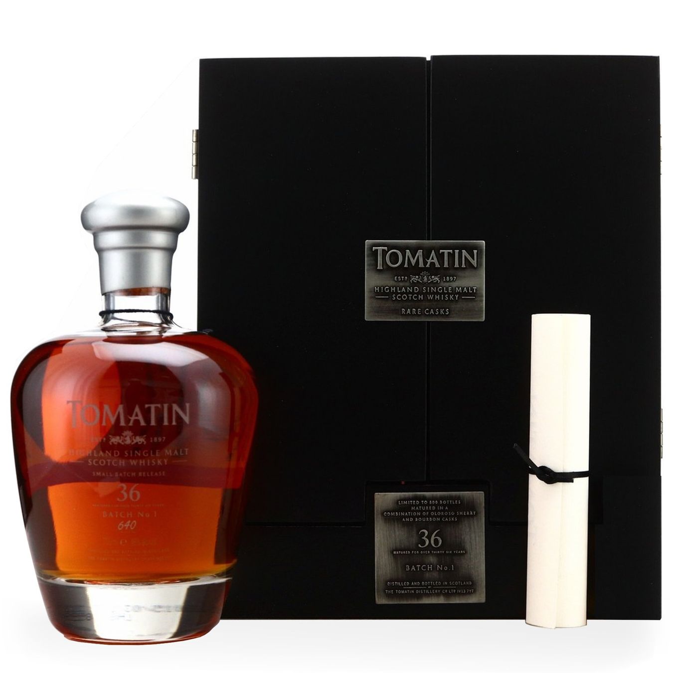 Tomatin Spirituosen: Tomatin 1977 36Y Small Batch 1 Cask 48 & 30142 46.0% – Neu und originalverpackt aus Wohlen AG von MAXMALT