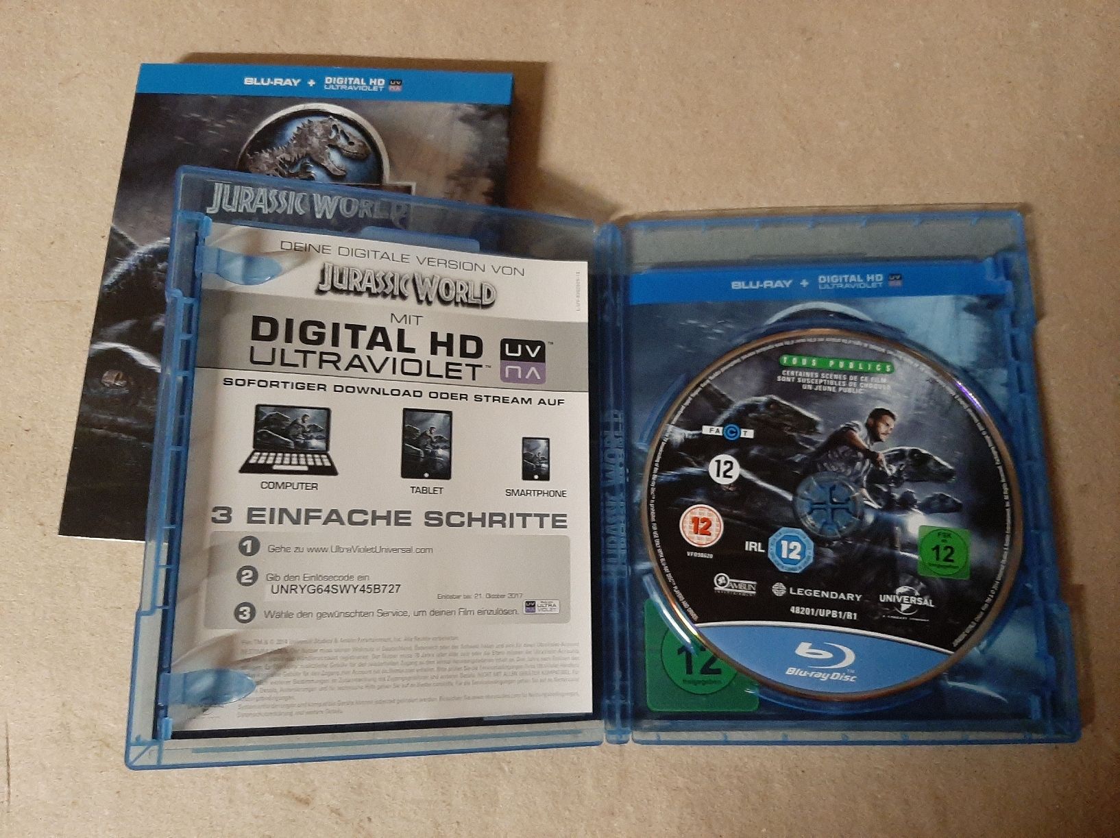 Tutti i DVDs: Jurassic World - BluRay – Usato da Mels venduto da Melzi 3
