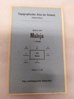 Maloja - Topographischer Atlas - 1925 ( Super Tip Top )