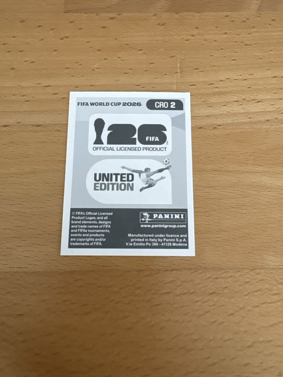 Panini Sammelbilder & Trading cards: Sticker FIFA World Cup 2026 CRO 2  – Neu (gemäss Beschreibung) aus Niederrohrdorf von 92Fischli 1