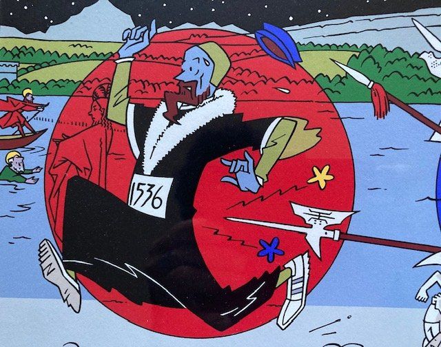 Grafica & Litografie: Sérigraphie  l'Escalade numérotée signée  EXEM 1990 – Nuovo (secondo la descrizione) da Onex venduto da gga_5vcf 1
