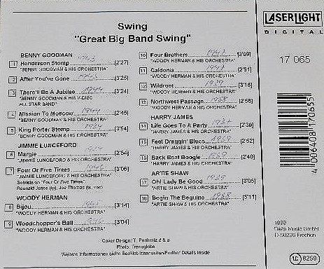 CD: Collection 4CD's - Artie Shaw, Michael Neff, Harry James, – Usato da Unterbäch venduto da xazuq 2