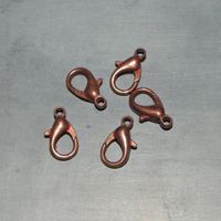 Karabinerverschluss bronzefarben 14x7mm
