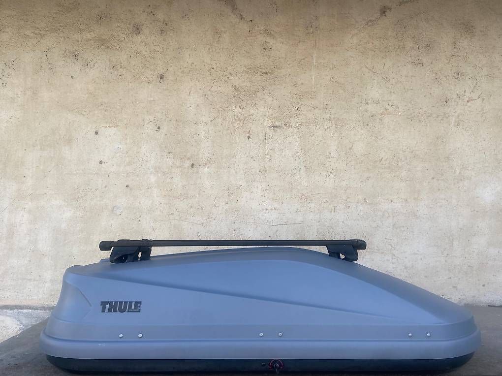 Box da tetto: XL Thule Dachbox Touring M mit oder ohne Träger – Usato da Leuzigen venduto da Doppelrad
