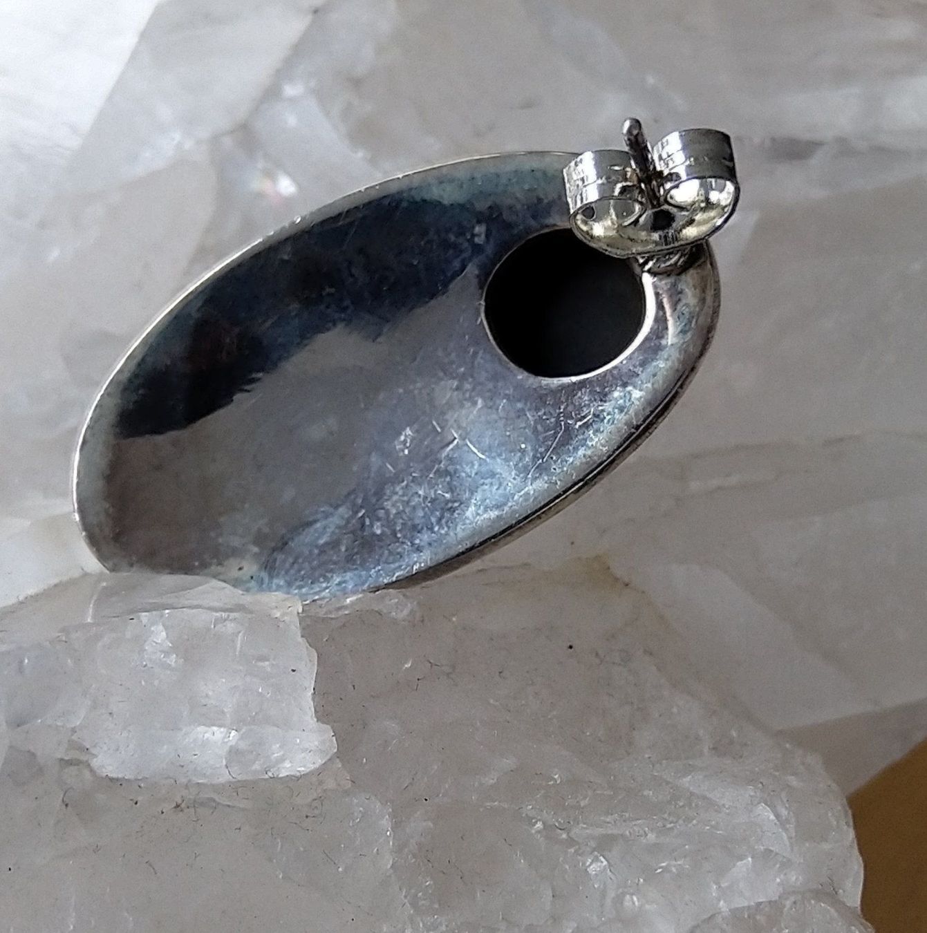 Orecchini pendenti & Orecchini a lobo: INDIANER OHRRINGE MIT ONYX IN SILBER – Usato da Romanshorn venduto da BoutiqueA 3
