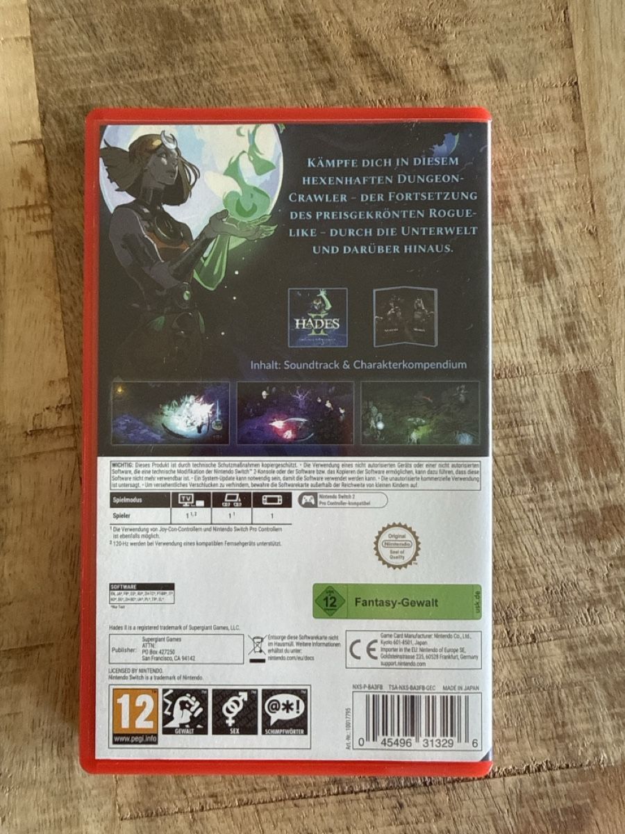 Spiele: HADES 2 Nintendo Switch 2 neu – Neu (gemäss Beschreibung) aus Gibswil von Oidus 1