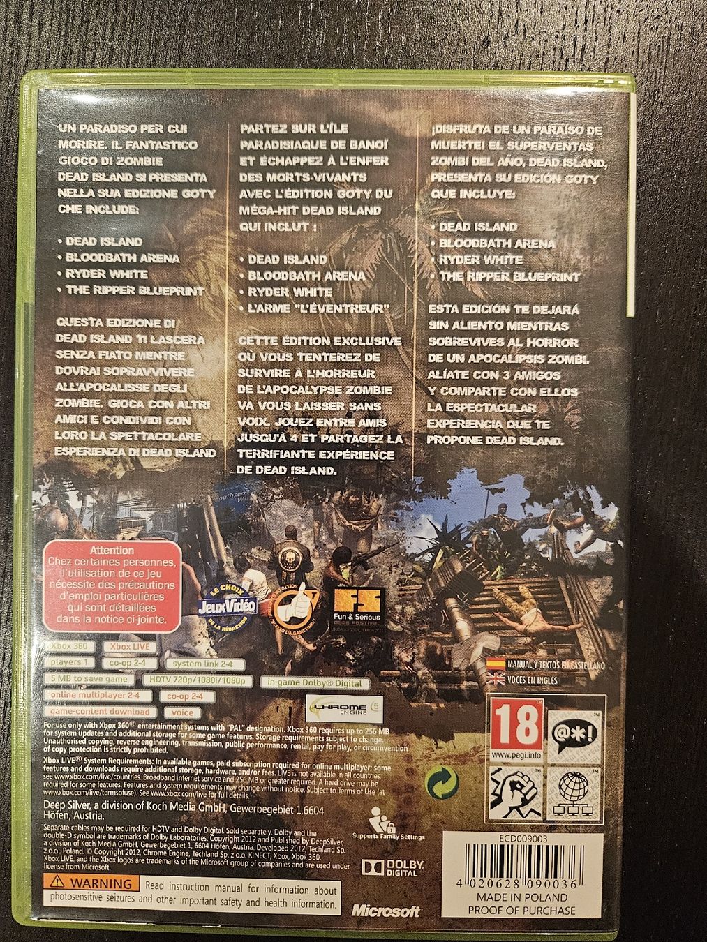 Giochi: Dead Island GOTY Edition Xbox 360 Klassiker – Usato da Reinach AG venduto da SamGonzo98 1