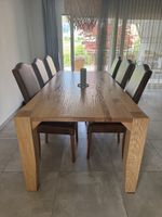 Swiss wooden large dining table SP Suisse Sprenger Esstisch