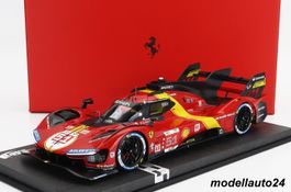 Ferrari 499P 3.0L Turbo V6 Winner 24H Le Mans 2023 /BBR 1:18