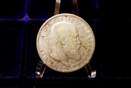 5 Mark Silbermünze Württemberg 1907