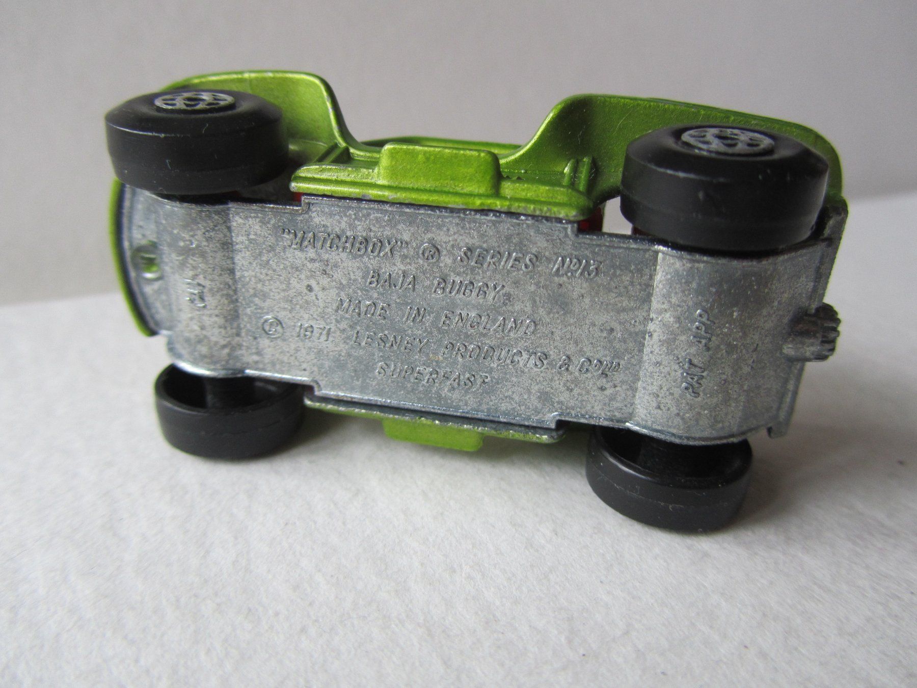 Matchbox Modellini d'auto: Baja Buggy, Matchbox Superfast, Nr. 13B, 1971 – Usato da Weiningen ZH venduto da dietsch57 5