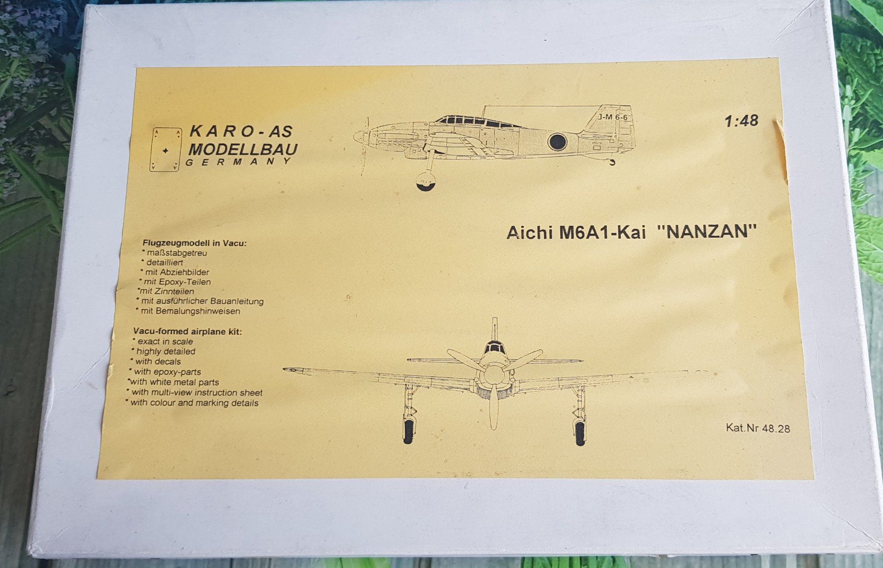 Kit di costruzioni: Bausatz AICHI M6A1-KAI "NANZAN" 1:48 KARO – Nuovo (secondo la descrizione) da Grüningen venduto da VENOM59