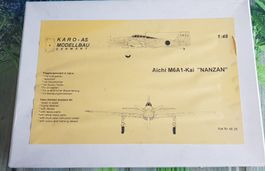 Bausatz AICHI M6A1-KAI "NANZAN" 1:48 KARO