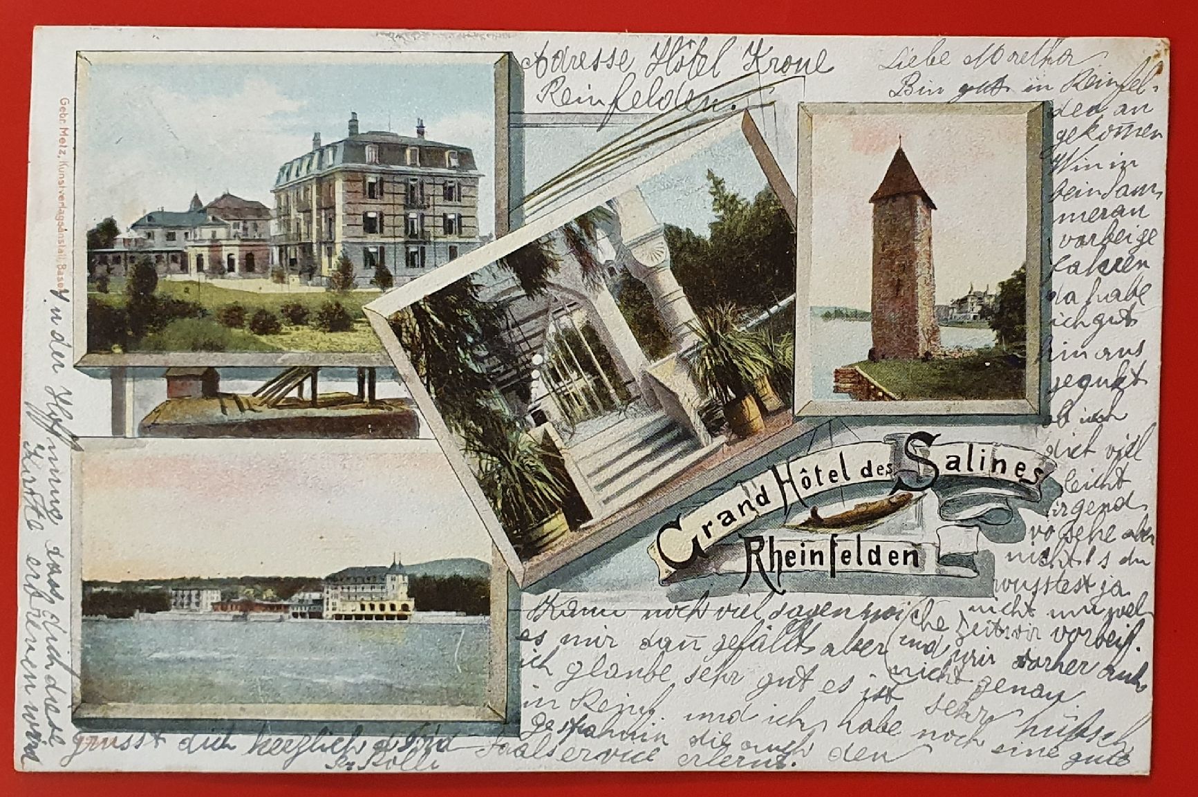 Cartoline postali: Rheinfelden 1903 – Usato da Kreuzlingen venduto da Rschweiz1