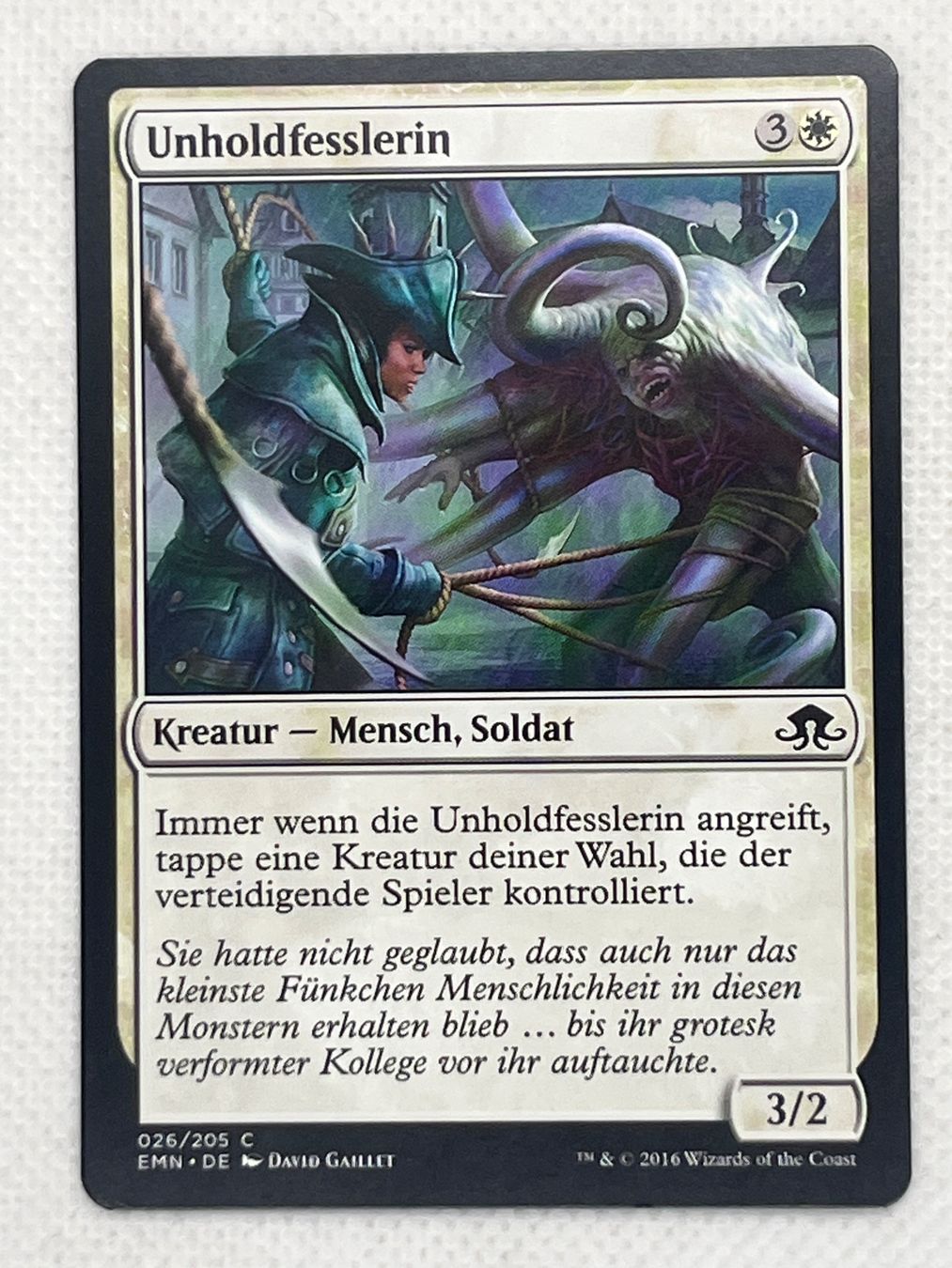 Magic The Gathering Sammelbilder & Trading cards: MTG Unholdfesslerin EMN 26 Deutsch Common – Gebraucht aus Hinterkappelen von Kim1992