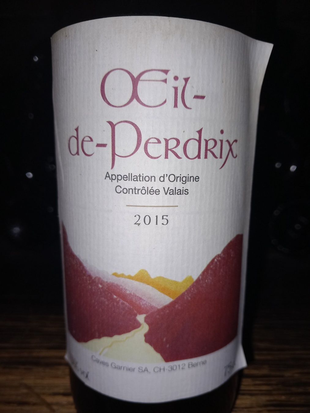 Vino: Oeil-de-perdrix caves garner 2015 – Nuovo (secondo la descrizione) da Le locle venduto da juliensaran